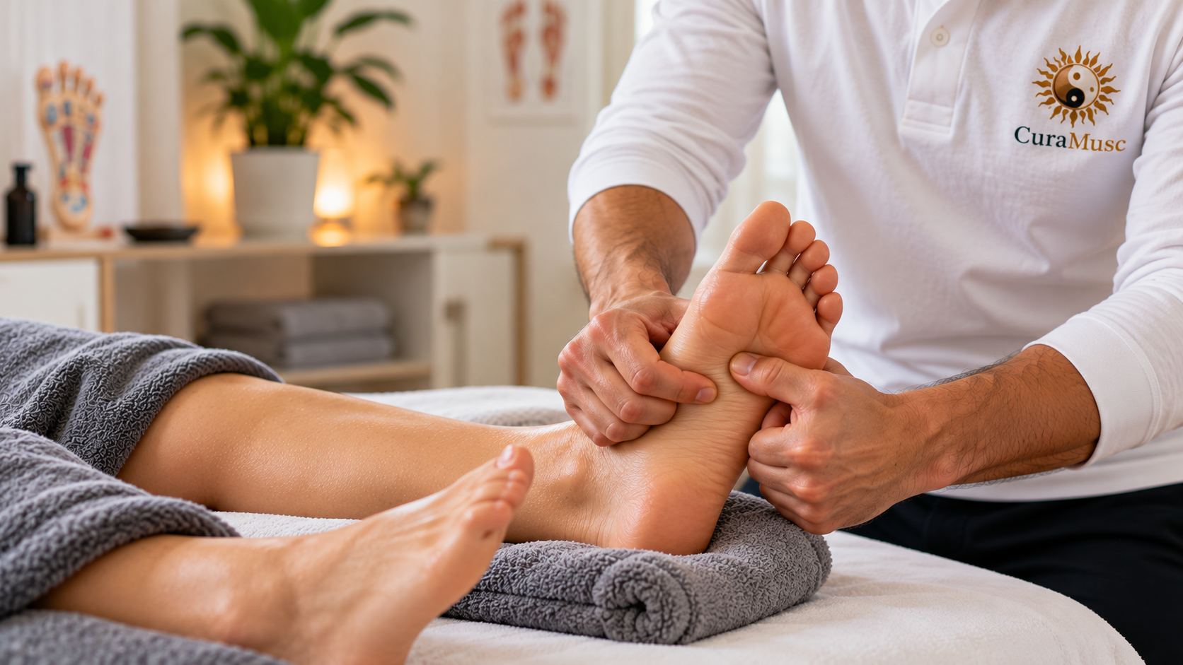 Fussreflexzonenmassage – Behandlung bei CuraMusc